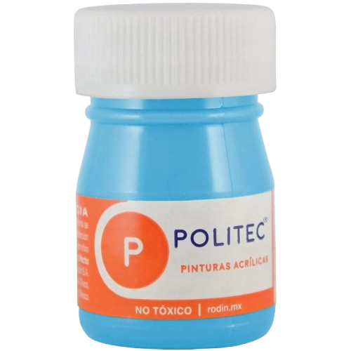 PINTURA ACRILICA AZUL PASTEL POLITEC